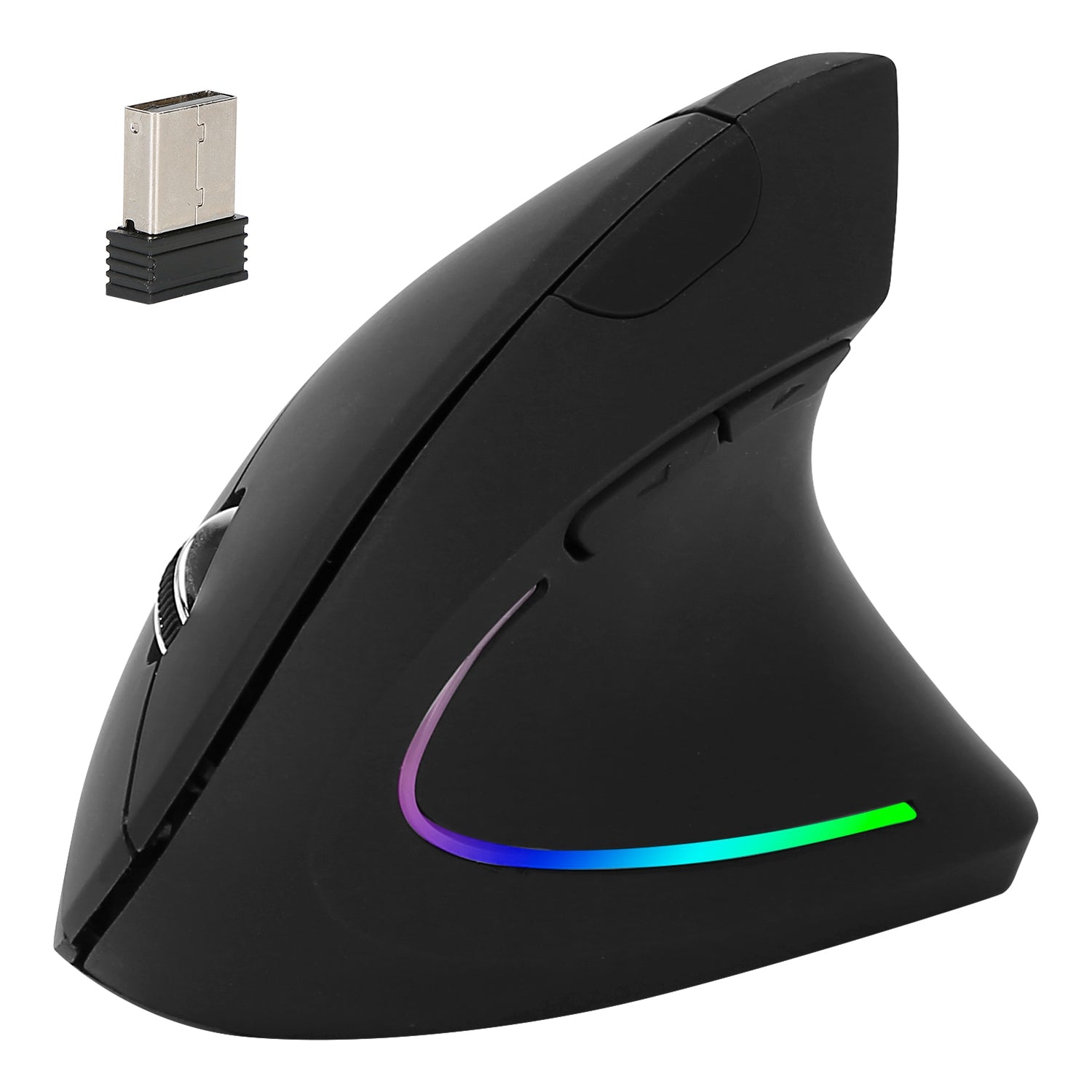2.4G Wireless Vertical Mouse Ergonomic Optical Mice With 6 Buttons 3 Adjustable DPI 800 1200 1600 Levels For Laptop PC Computer