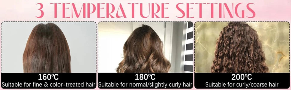 Capsule Hair Straightener & Styler Mini Cordless Hair Straightener Comb Portable Heat Hair Brush for Travel USB Rechargeable