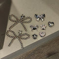 Pearl Bowknot Shoe Charms